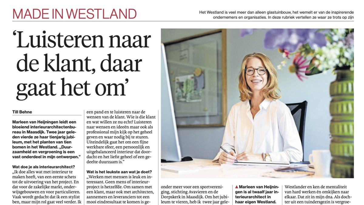 Marleen van Heijningen Interieurarchitect